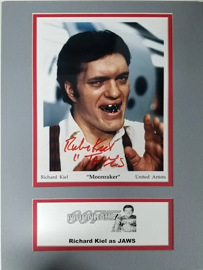 007: Moonraker - Jaws - Richard Kiel - Signed Photo 12x16